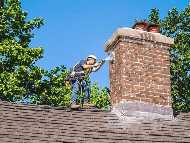 Wesley Chapel Chimney Sweep performing an inspection with advanced tools in Wesley Chapel, FL
