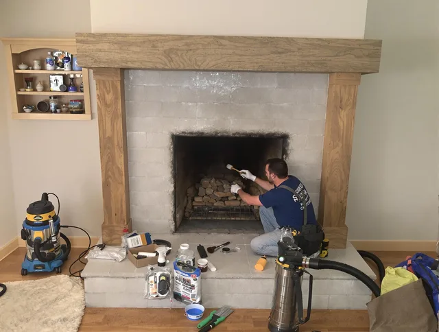 Detailed creosote removal process by Wesley Chapel Chimney Sweep in Wesley Chapel, FL
