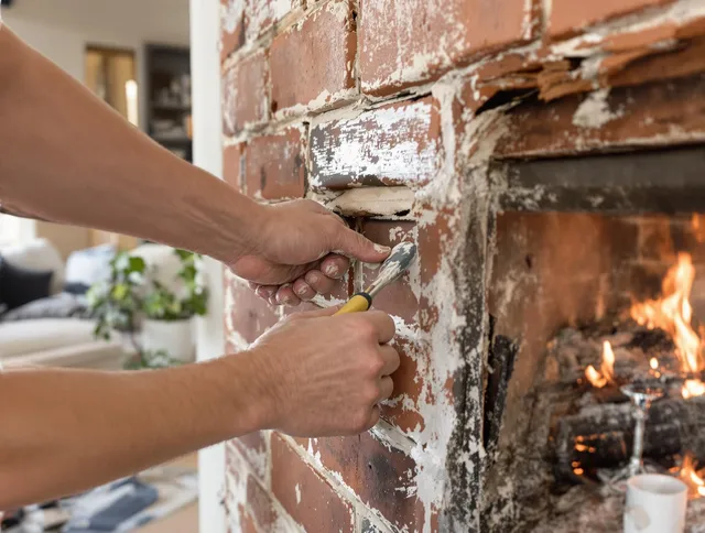 Routine fireplace repair by Wesley Chapel Chimney Sweep in Wesley Chapel, FL