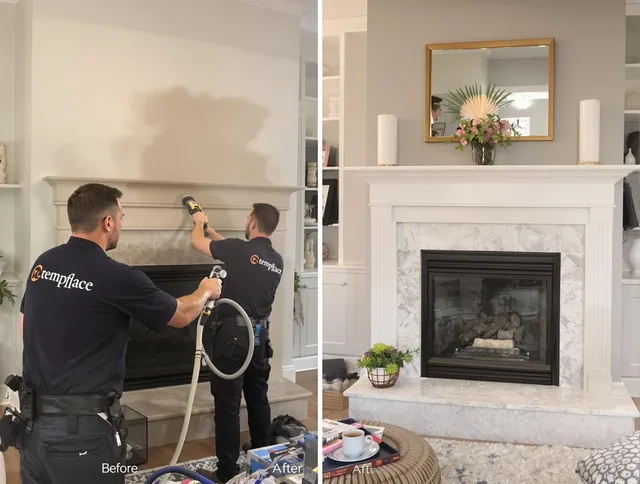 Professional soot removal by Wesley Chapel Chimney Sweep team in Wesley Chapel, FL